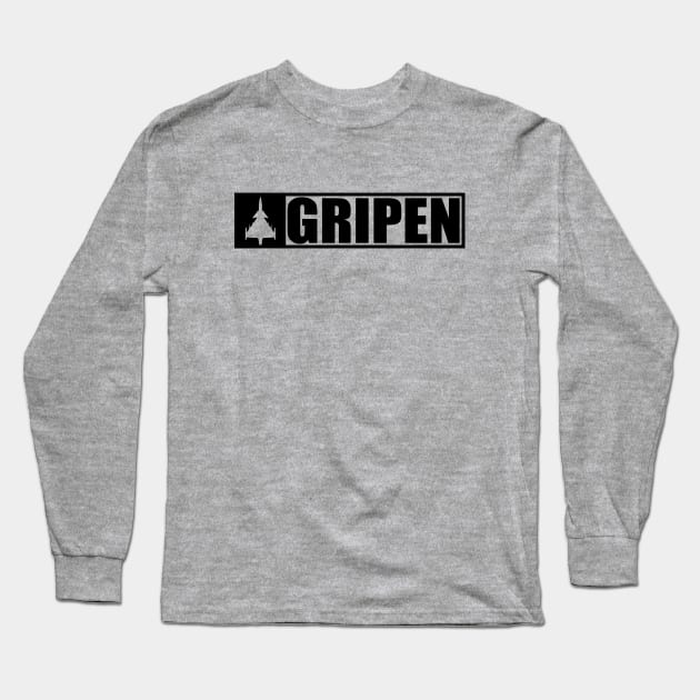 JAS 39 Gripen (subdued) Long Sleeve T-Shirt by TCP